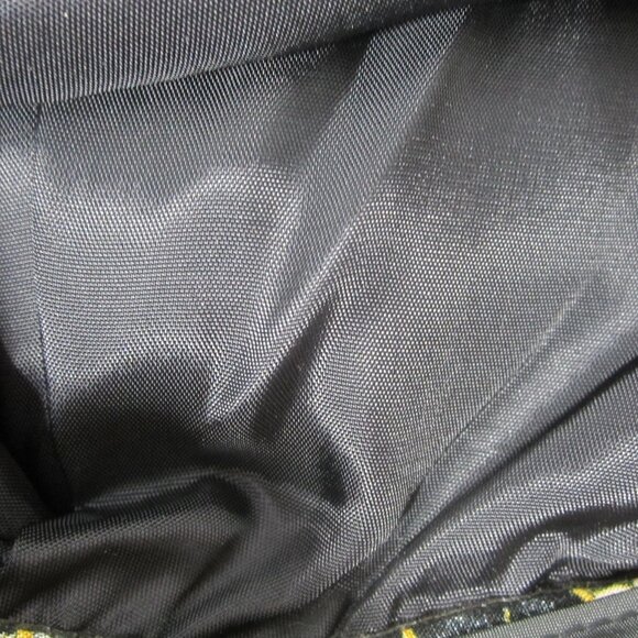 Vtg Susan Bristol Womens XS Red Yellow Paisley Pleated Skirt Wool Rayon Midi - Picture 6 of 8